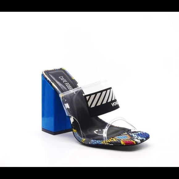 Camryn Perspex Heels - Picture 2 of 4